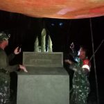 Satgas TMMD 110 Kodim 0415/BTH Lembur Kerjakan Tugu