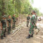 Selalu Kompak, Kasi Ter Korem 042/Gapu Apresiasi Satgas 110 Kodim 0415/BTH dan Warga Sungai Terap