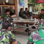 Jam Istirahat, Satgas TMMD Bojonegoro Gunakan Waktu Untuk Koordinasi