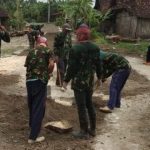 Cegah Sebaran Covid-19, Pengerjaan Sasaran TMMD Bojonegoro Terapkan Protokol Kesehatan