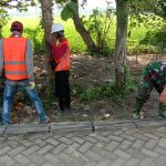 Satgas TMMD Bojonegoro Rancang Rangka Besi Cor Pondasi Rumah