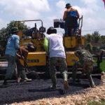 Pengaspalan Jalan TMMD Bojonegoro Di Ngrancang Sesuaikan Kontruksi Bangunan