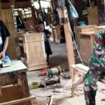 Pengrajin Kayu Jati Ngrancang, Terbantu Adanya Program TMMD Bojonegoro