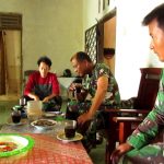 Satgas TMMD Kodim 0415/BTH Disambut Ketua Pemuda Sungai Gelam