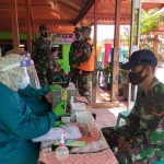 Satuan Tugas TMMD Bojonegoro Terima Vaksin Covid-19 Tahap Pertama