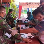 Tahap Pertama, Ratusan Satgas TMMD Bojonegoro Ikuti Vaksinasi Covid-19