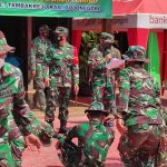 Turun Langsung, Dansatgas Pantau Vaksin Prajurit BKO TMMD Bojonegoro