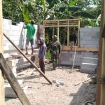 TNI-Warga Kompak Bangun RTLH Aladin Program TMMD Bojonegoro