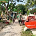 Percepat Pembangunan Drainase, Satgas TMMD Kodim Bojonegoro Dan Warga Bergotong Royong