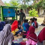 Satgas TMMD Kodim Bojonegoro Buka Perpustakaan Lapangan