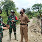 Bangun Drainase, Ini Arahan Dansatgas TMMD Bojonegoro Kepada Kades Jatimulyo