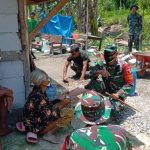 Keluarga Yadi Sumringah Dapat Santunan Dansatgas TMMD Kodim Bojonegoro