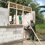 Renovasi RTLH Aladin, Satgas TMMD Kodim Bojonegoro Bangun Rumah Warga