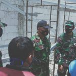 Monitoring Pengerjaan Gedung Sekolah, Dansatgas TMMD Bojonegoro Turun Langsung Cek Sasaran