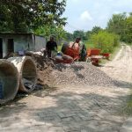 TMMD Bojonegoro Lanjutkan Pengerjaan Drainase Desa Jatimulyo
