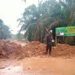 Walau Hujan, Satgas TMMD Kodim 0415/BTH Tetap Giat
