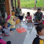 Pos Kotis Satgas TMMD Bojonegoro, Jadi Sarana Belajar Anak Jatimulyo