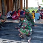 Pos Komando Taktis Satgas TMMD Bojonegoro Menjadi Tempat Belajar Anak Jatimulyo