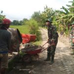 Pembangunan Drainase TMMD Bojonegoro Tahap Pengecoran Box Culvert
