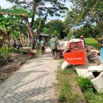 Satgas TMMD Bojonegoro, Cor Dasar Drainase Nglambangan