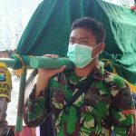 Wujud Empati, Satgas TMMD Bojonegoro Takziah ke Rumah Duka Saedan