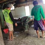 Lantai Rumah Yadi, Sasaran Program Aladin TMMD Bojonegoro Dicor