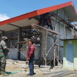 Optimalisasi, Satgas TMMD Bojonegoro Kebut Pembangunan Gedung SD Di Ngrancang