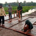 Walau Hujan Satgas TMMD 110 Kodim 0415/BTH Tetap Bekerja