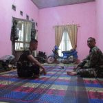 Walau Beralaskan Tikar Satgas TMMD Kodim 0415/BTH Menikmati Tidurnya