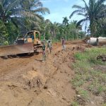 Satgas TMMD Kodim 0415/BTH Mulai Ratakan Jalan Talang Belido-Mekar Jaya
