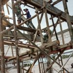 Kokoh, Inilah Proses Pembangunan Salah Satu Sasaran Program TMMD Bojonegoro