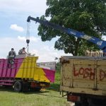 Pembangunan Drainase Jatimulyo, Satgas TMMD Bojonegoro Turunkan Box Culvert