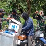 Melintas Dilokasi TMMD Bojonegoro, Cilok Sutrisno Ludes Diborong Satgas