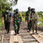 Ketua Tim Wasev Mabes TNI AD Monitoring Kegiatan TMMD Kodim 0415/BTH