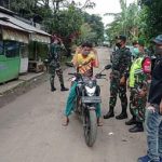 Kendalikan Penyebaran Covid-19, Yonarmed 13/2/1 Nanggala Gelar Operasi Prokes
