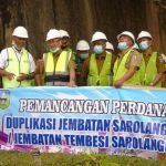 Bupati Cek Endra Lakukan Pemancangan Pembangunan Jembatan