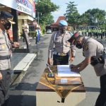 Polres Tulang Bawang Gelar Upacara Sertijab Kasat Polair dan Kapolsek Rawa Pitu