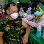 Sukseskan Vaksinasi Covid-19, 298 Anggota Kodim 0807/Tulungagung Disuntik Vaksin Tahap ke II
