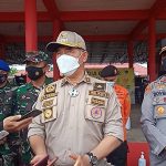 Kapolresta Jambi Bersama Dandim 0415/BTH Hadiri Apel Siaga Bencana 2021