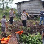Kapolres Muaro Jambi Dampingi Kapolda Jambi Tinjau Pembangunan Sekat Kanal di Kecamatan Kumpe