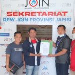 Segera Dilantik, DPD JOIN Bungo Menerima SK dari Ketua DPW JOIN Jambi