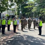 Tim Gugus Tugas Gelar Operasi Yustisi Prokes di Depan Kantor Dinas Kesehatan Tulungagung