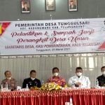 Lantik Perangkat Desa, Ini Harapan Kades Tunggulsari