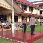 Kapolres Bungo Pimpin Apel Siap Siaga Pengamanan Ibadah Pekan Suci Umat Kristiani