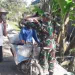 Pandemi Covid-19, Dimanapun Satgas TMMD Bojonegoro Terapkan Disiplin Prokes