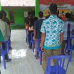 Antusiasnya Warga Jatimulyo Ikuti Sosialisasi Kebencanaan Dilokasi TMMD Bojonegoro