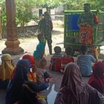 Edukasi Generasi Milineal, Ini Yang dilakukan Dansatgas TMMD Bojonegoro