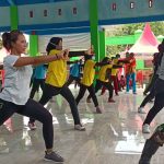 TMMD Bojonegoro Rutin Gelar Senam Energik Jaga Kebugaran Tubuh