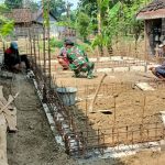 Program Aladin TMMD Bojonegoro, Satgas Pasang Slup Pondasi