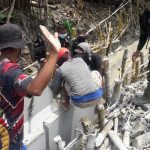 Kebut Pekerjaan Fisik, Satgas TMMD Bojonegoro Pasang U-Ditch Drainase Ngrancang